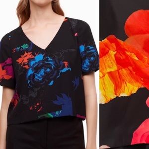ARITZIA Babaton Randy Blouse - Floral